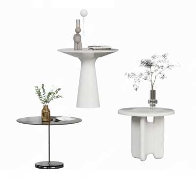 现代角几3D模型下载